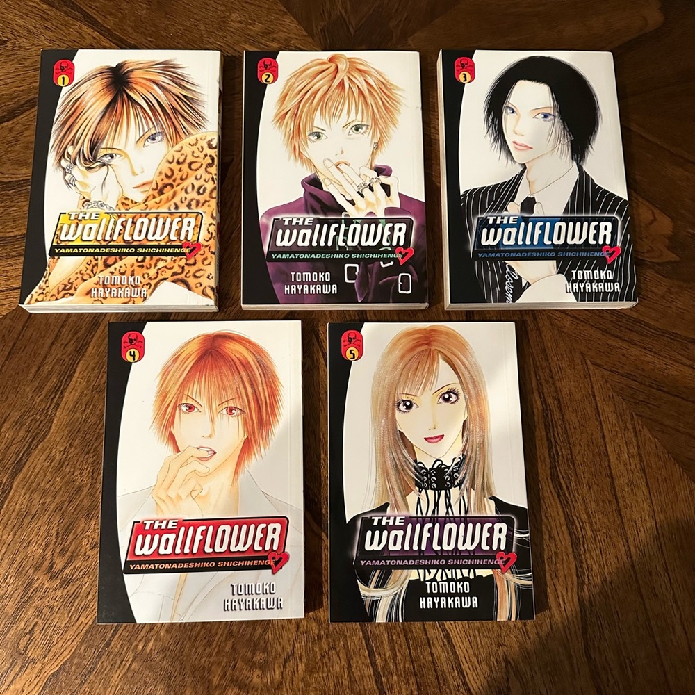 Manga Books 1-5 The Wallflower Tomoko Hayakawa